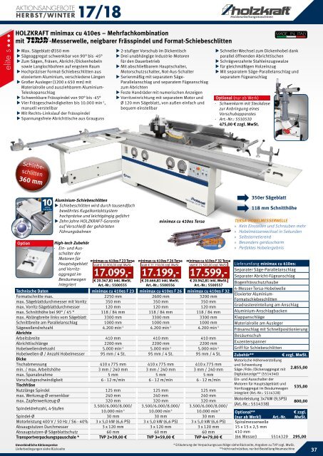 HOLZKRAFT Aktionskatalog