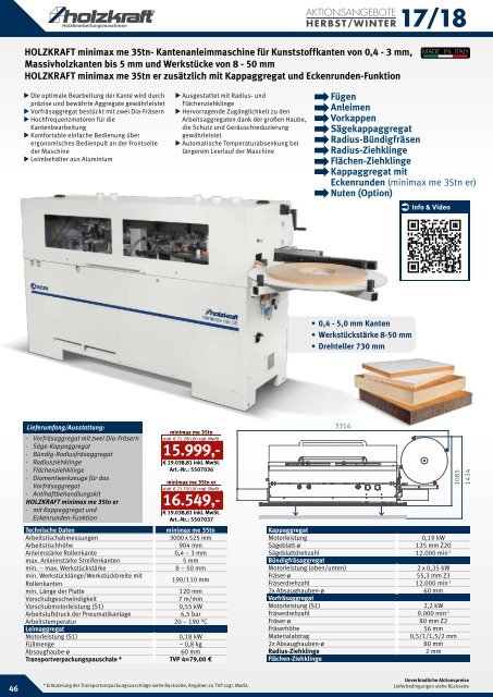 HOLZKRAFT Aktionskatalog