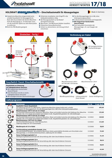 HOLZKRAFT Aktionskatalog