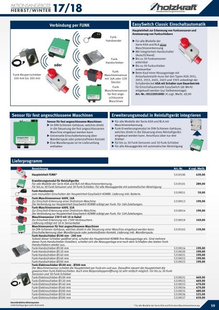 HOLZKRAFT Aktionskatalog