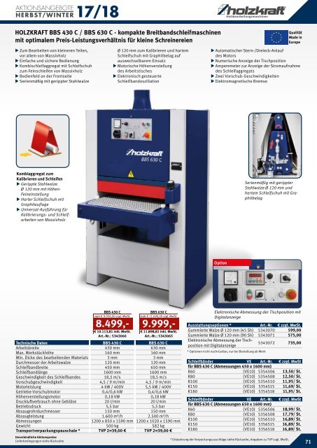 HOLZKRAFT Aktionskatalog