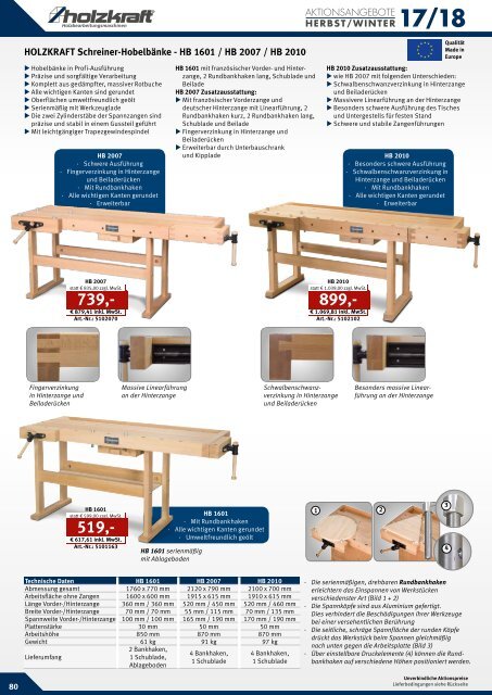 HOLZKRAFT Aktionskatalog