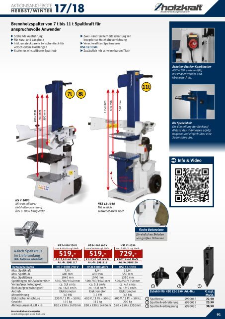 HOLZKRAFT Aktionskatalog