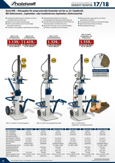 HOLZKRAFT Aktionskatalog