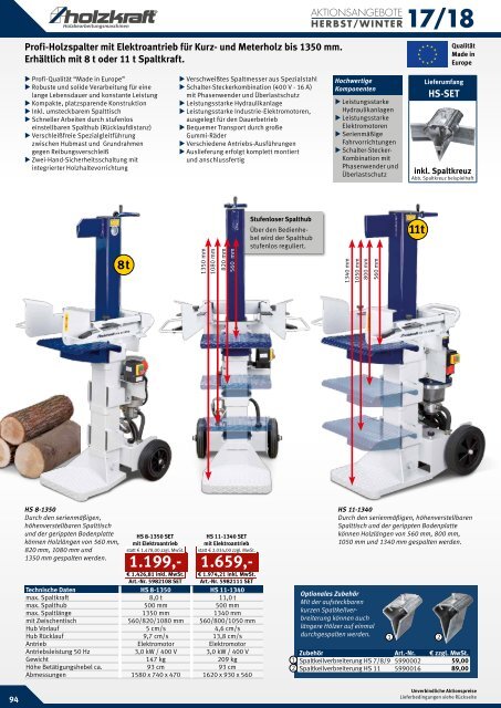 HOLZKRAFT Aktionskatalog