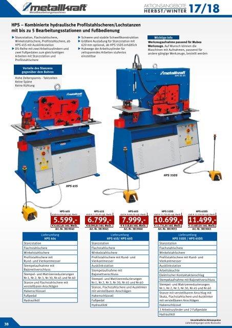 METALLKRAFT Aktionskatalog