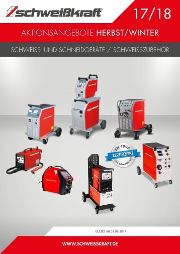 SCHWEISSKRAFT Aktionskatalog