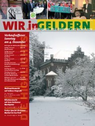 dasStadtMagazin Nr.6|Dezember 2011|Januar 2012 - WIR in Geldern