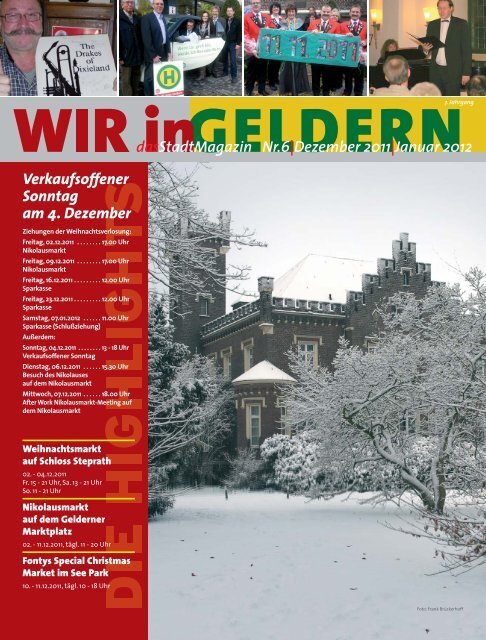 Dasstadtmagazin Nr 6 Dezember 2011 Januar 2012 Wir In Geldern