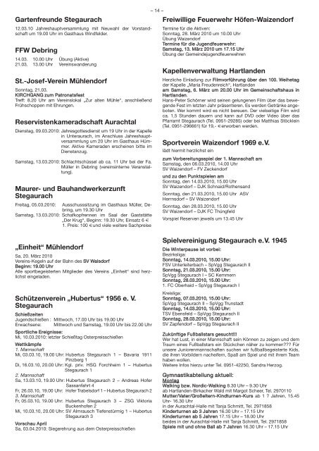 März 2010 - Verwaltungsgemeinschaft Stegaurach