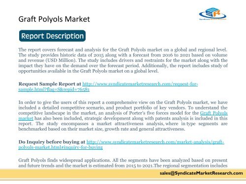 Graft Polyols Market