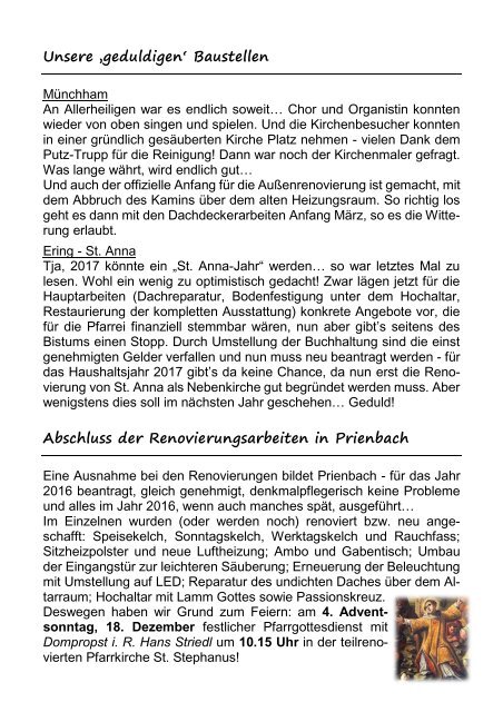 Weihnachtsfestkreis 2016-17 - online