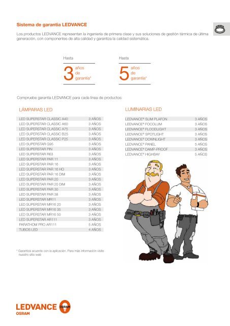 Catalogo de Luminarias LED - OSRAM