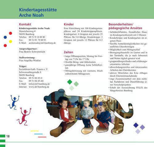 Kindertagesstätten in Bamberg