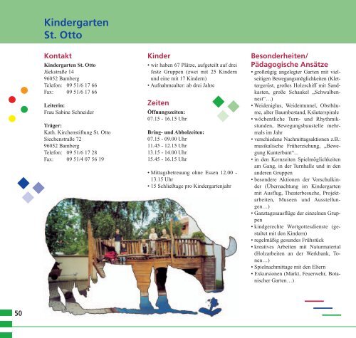 Kindertagesstätten in Bamberg