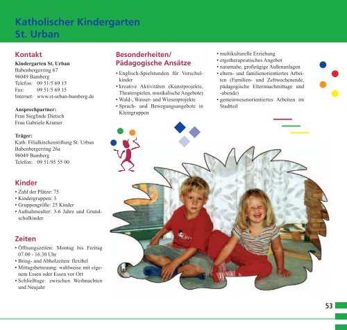 Kindertagesstätten in Bamberg