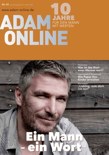 Adam online Nr. 43 Vorschau