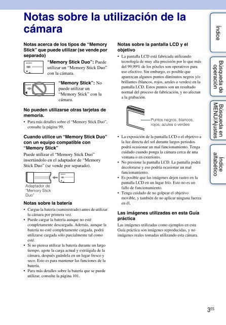 Sony DSC-W180 - DSC-W180 Istruzioni per l'uso Spagnolo