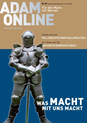 Adam online Nr. 25 Vorschau