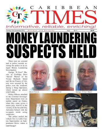 Caribbean Times 41st Issue - Tuesday 22nd November 2016