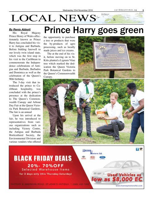 Caribbean Times 42nd Issue - 23rd November 2016