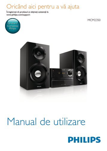 Philips MicrochaÃ®ne - Mode dâemploi - RON