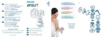 Philips Avent Gift Set Allaitement Naturel - Mode dâemploi - DEU