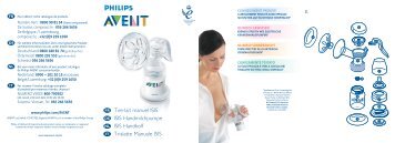 Philips Avent Gift Set Allaitement Naturel - Mode dâemploi - ITA