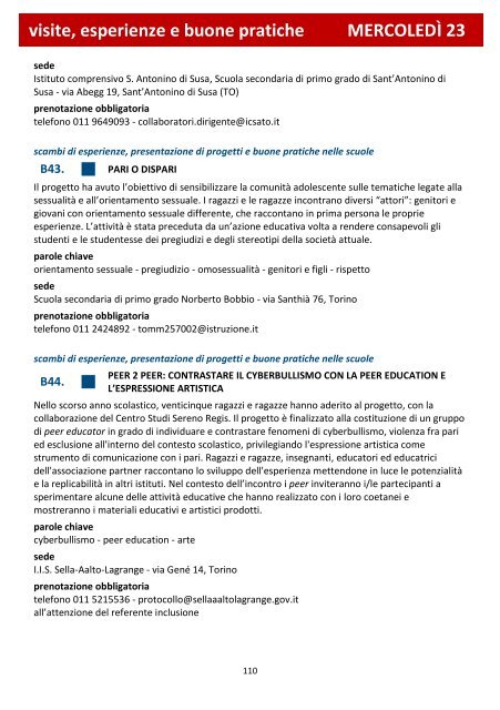 FESTIVAL DELL’EDUCAZIONE