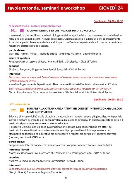 FESTIVAL DELL’EDUCAZIONE