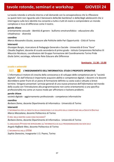 FESTIVAL DELL’EDUCAZIONE