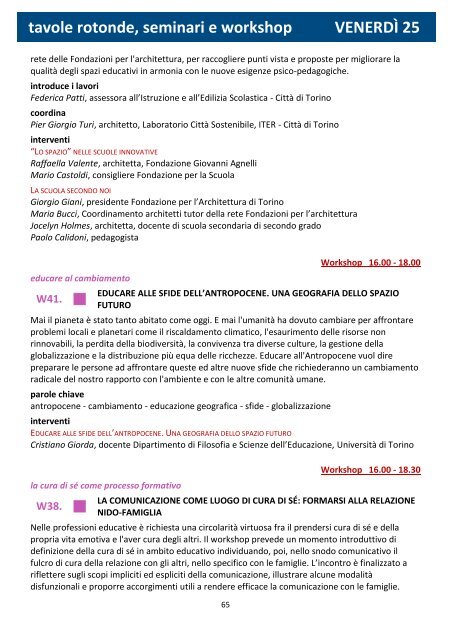 FESTIVAL DELL’EDUCAZIONE