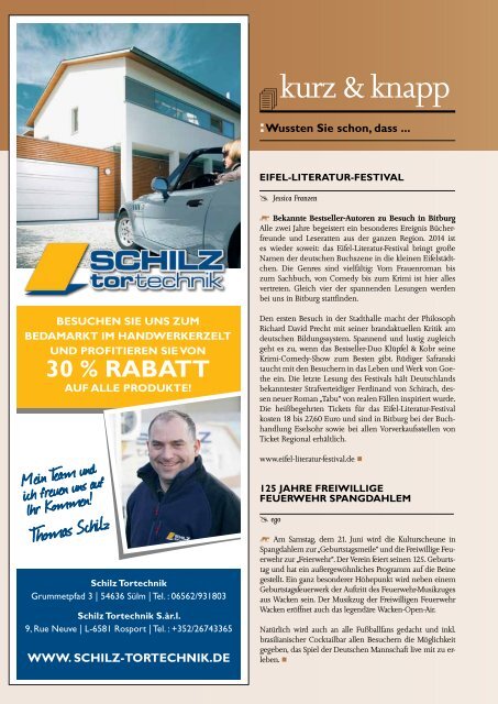 ego Magazin Bitburg Südeifel Ausgabe 12