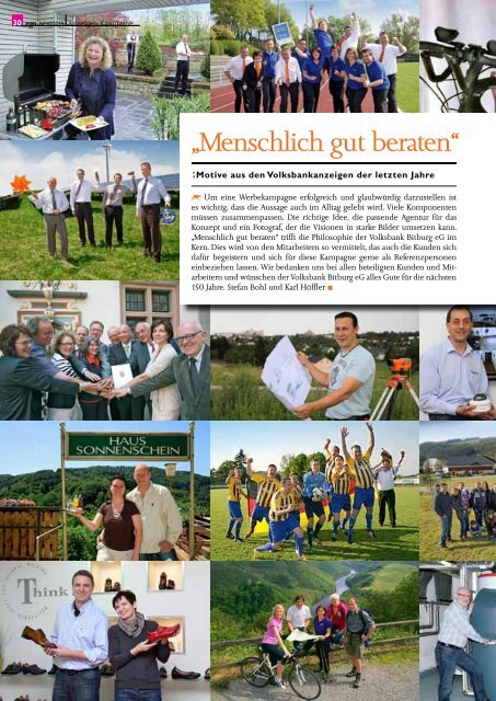 ego Magazin-Sonderausgabe-10 - 150 Jahre Volksbank Bitburg eG