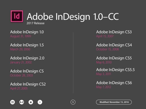 Adobe Indesign 1 0 Cc
