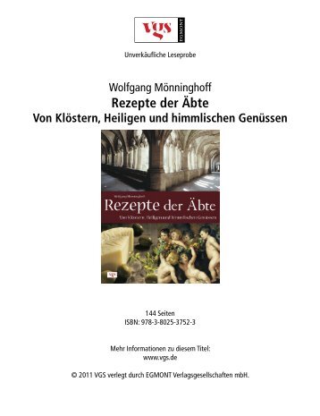 Rezepte der Äbte Von Klöstern, Heiligen und himmlischen ... - Vgs