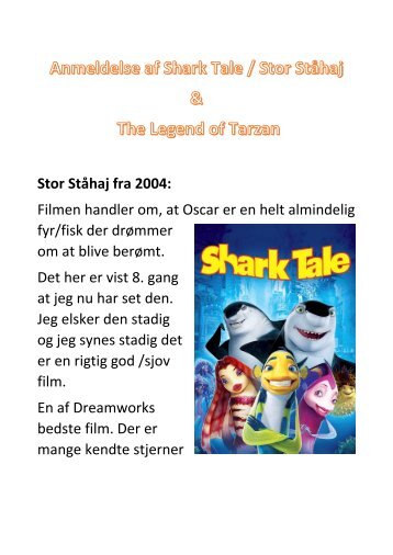 Anmeldelse af Stor Ståhaj og Tarzan