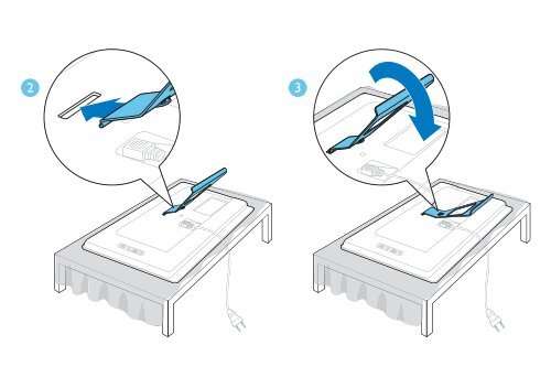 Philips DesignLine Tilt T&eacute;l&eacute;viseur LED - Guide de mise en route - TUR