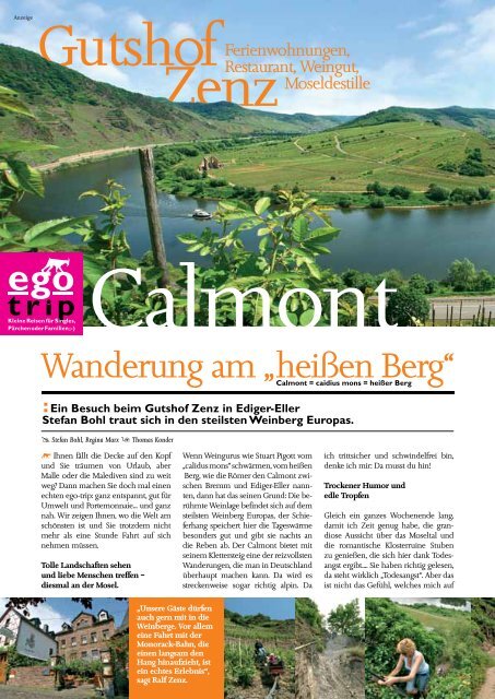 ego Magazin Bitburg Südeifel Ausgabe 3