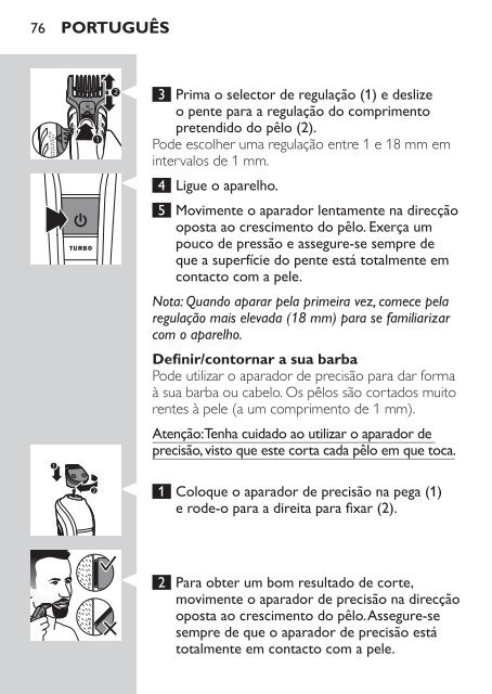 Philips Multigroom series 5000 Kit de soins &eacute;tanche VISAGE, CHEVEUX - Mode d&rsquo;emploi - ZHT