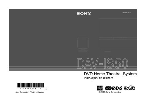 Sony DAV-IS50 - DAV-IS50 Istruzioni per l'uso Rumeno