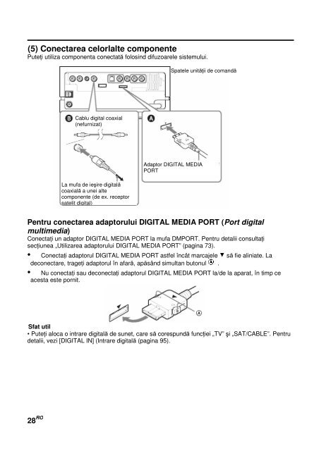 Sony DAV-IS50 - DAV-IS50 Istruzioni per l'uso Rumeno