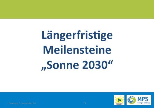 Sonne 2030