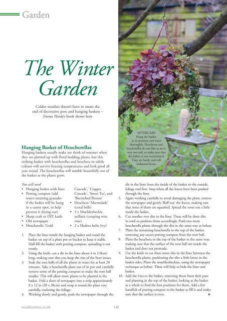 Wealden Times | WT178 | December 2016 | Interiors supplement inside