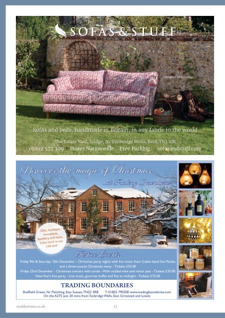 Wealden Times | WT178 | December 2016 | Interiors supplement inside