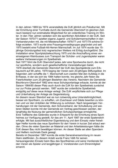 Grußwort des I - DJK Oberndorf