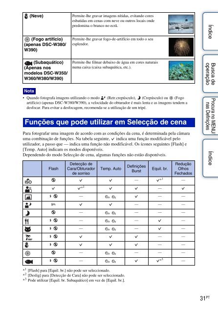 Sony DSC-W350 - DSC-W350 Istruzioni per l'uso Portoghese