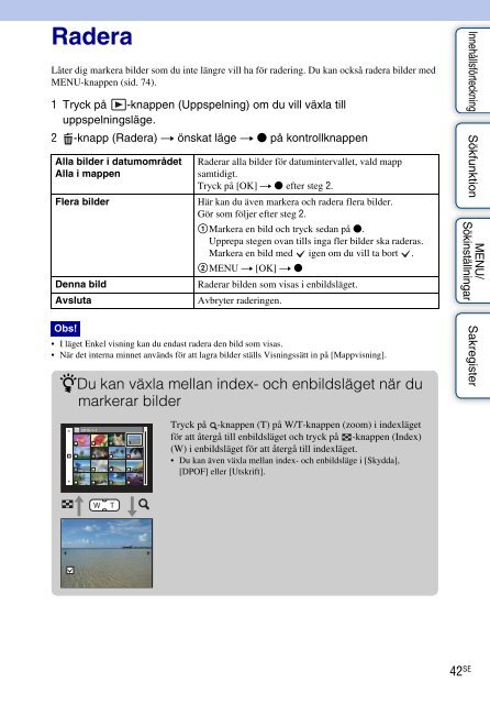 Sony DSC-W350 - DSC-W350 Guida all&rsquo;uso Svedese