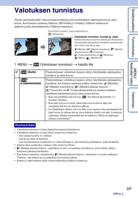 Sony DSC-W350 - DSC-W350 Istruzioni per l'uso Finlandese