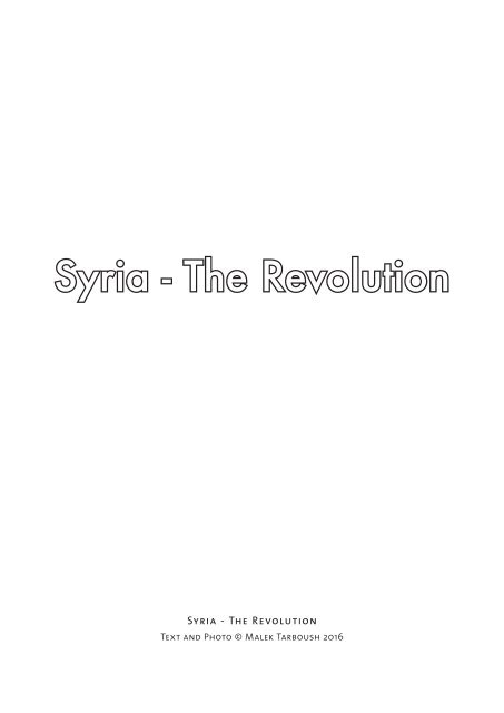 Syria - The Revolution (Preview)